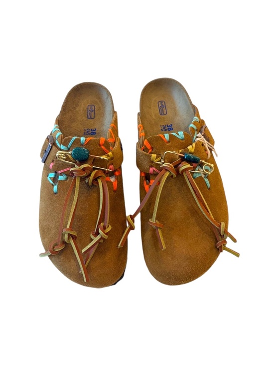 GIOVANNI GEROSA Shoes - NWT Giovanni Gerosa Birkenstock Clogs in Cognac Size 38 Narrow